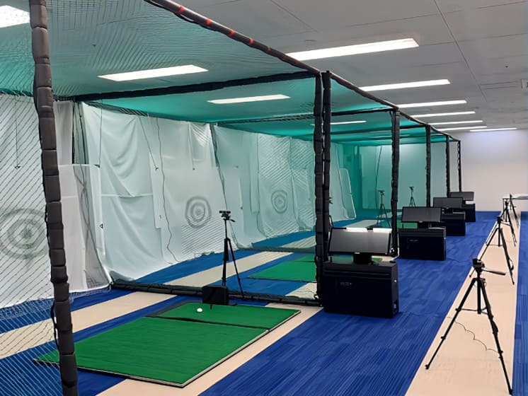 ゴルフシミュレーター打席