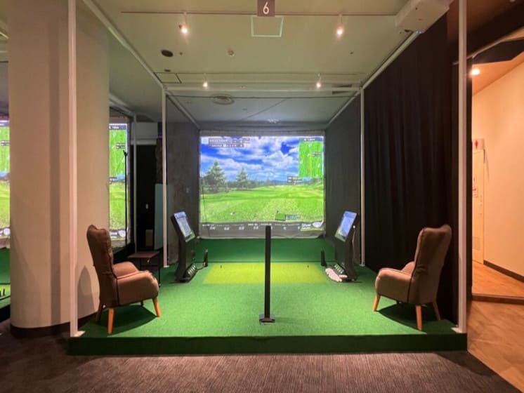 個室風ゴルフ練習