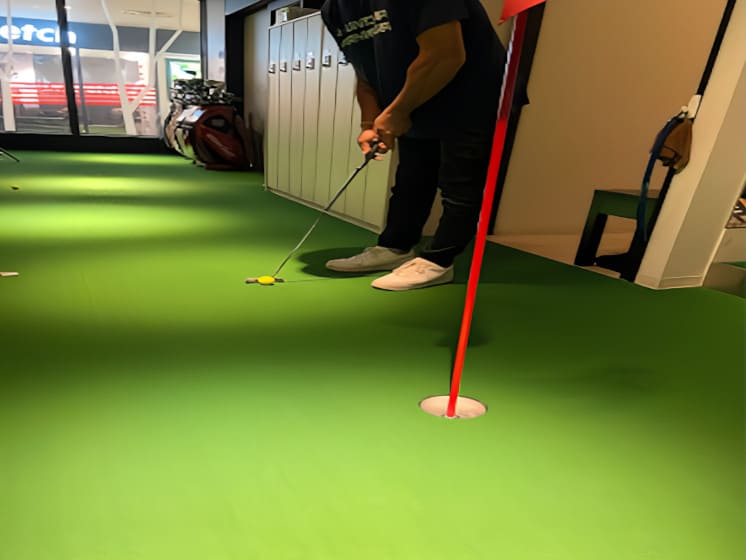 パッティング練習