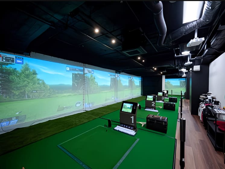 ゴルフシミュレーター打席