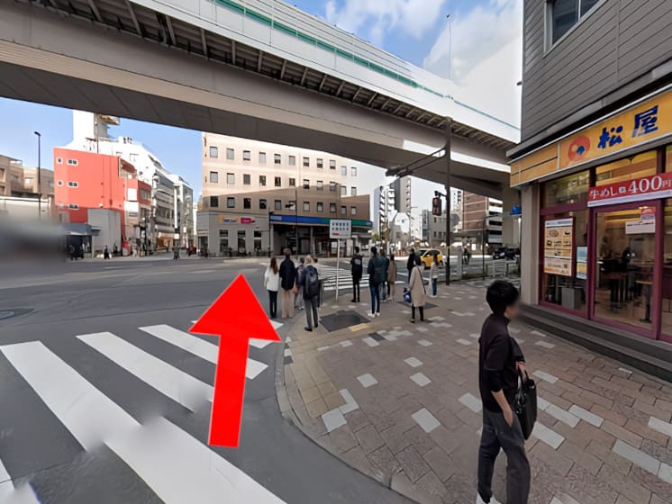 ステップゴルフ板橋不動通り店へのアクセス①