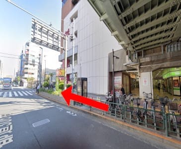 ステップゴルフ亀戸店へのアクセス①