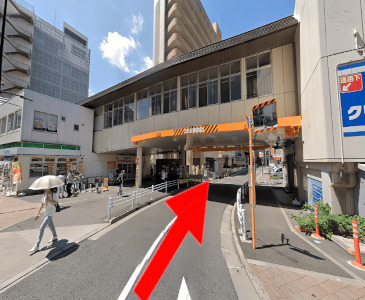 ステップゴルフ国分寺店へのアクセス①