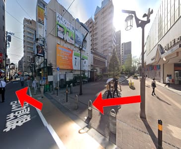 ステップゴルフプラス中村橋店へのアクセス①