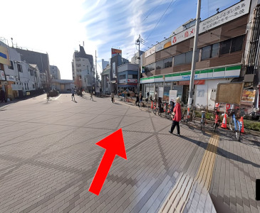 ステップゴルフ西小山店へのアクセス①