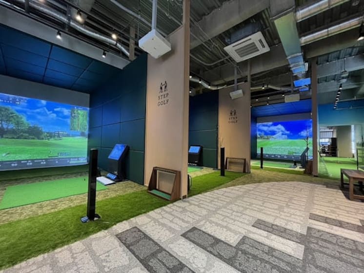 ゴルフシミュレーター打席