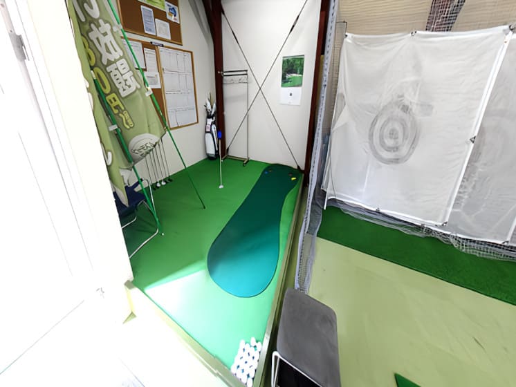 ゴルフのパッティング練習