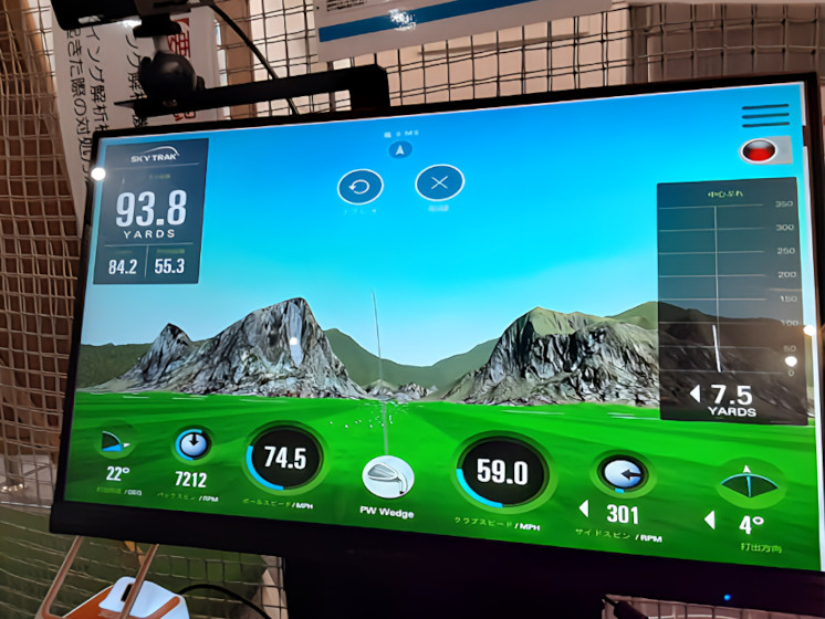 ゴルフ弾道測定器スカイトラック